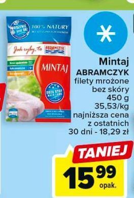 Carrefour Mintaj filet abramczyk oferta