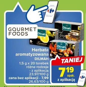 Carrefour Herbata lemon dilmah oferta