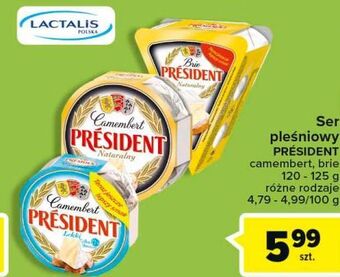 Carrefour Ser brie naturalny president oferta