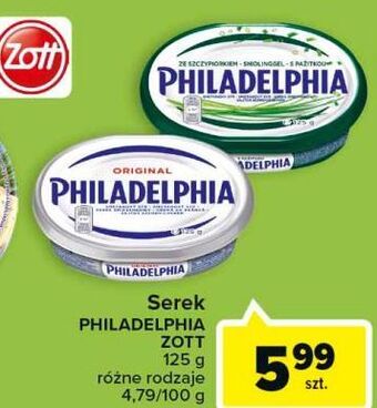 Carrefour Serek ze szczypiorkiem philadelphia oferta