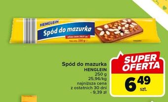 Carrefour Spód do mazurka henglein oferta