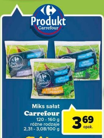 Carrefour Mix sałat z rukolą carrefour targ świeżości oferta