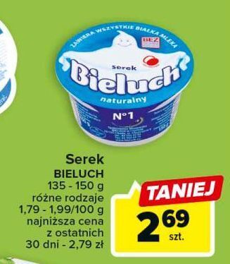 Carrefour Serek naturalny bieluch oferta