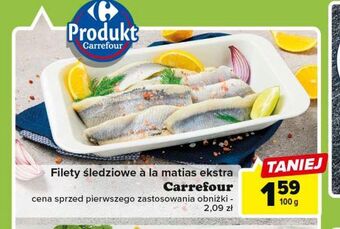 Carrefour Filety śledziowe a'la matjas carrefour oferta