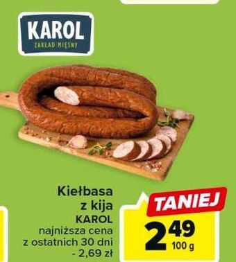 Carrefour Kiełbasa z kija karol oferta