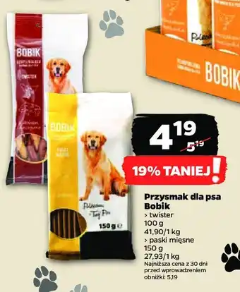 Netto Przysmak dla psa paski mięsne 1 SZT 150 G oferta