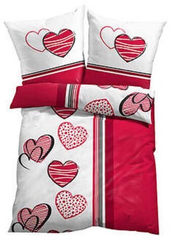 BonPrix Pościel z nadrukiem w serca oferta