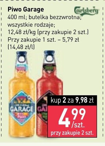 Stokrotka Carlsberg Piwo Garage 400 ml oferta