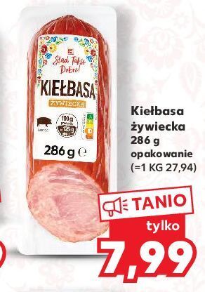 Kaufland Kiełbasa żywiecka k-classic stąd takie dobre! oferta
