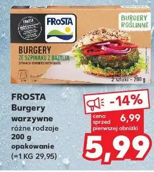 Kaufland Burgery ze szpinakiem i bazylią frosta oferta