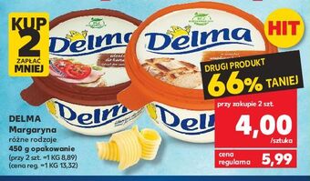 Kaufland Margaryna delma extra o smaku wiejskiego bochenka oferta