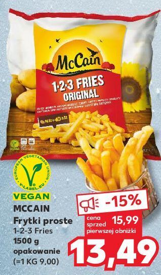 Kaufland Frytki proste mccain 1-2-3 oferta