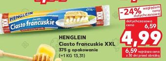 Kaufland Ciasto francuskie xxl henglein oferta