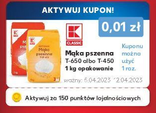 Kaufland Mąka pszenna tortowa typ 450 k-classic oferta