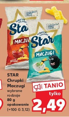 Kaufland Chrupki maczugi fromage star oferta