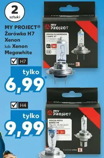 Kaufland Żarówki h7 xenon k-classic myproject oferta