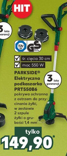 Kaufland Podkaszarka elektryczna 550w parkside oferta