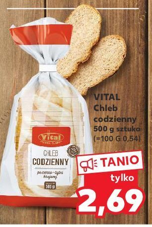 Kaufland Chleb codzienny vital oferta
