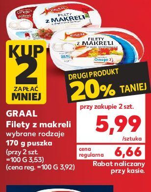 Kaufland Filety z makreli w sosie pomidorowym chili graal oferta