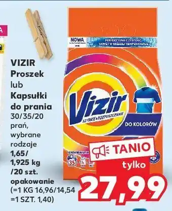 Kaufland Proszek do prania kolorów vizir aqua puder oferta