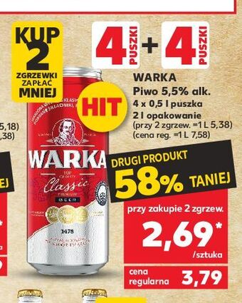 Kaufland Piwo warka oferta
