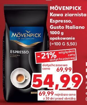 Kaufland Kawa movenpick caffe crema gusto italiano oferta