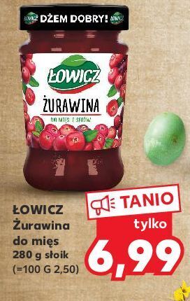 Kaufland Żurawina do mięs i serów łowicz oferta
