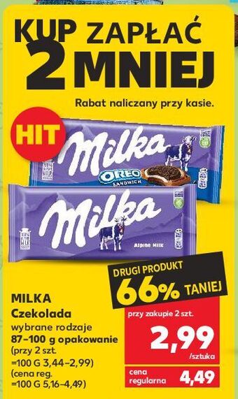 Kaufland Czekolada milka oreo oferta