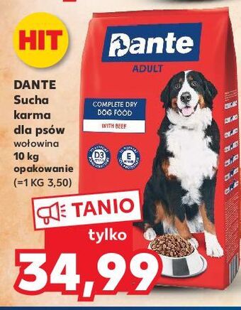 Kaufland Karma dla psów wołowina dante oferta