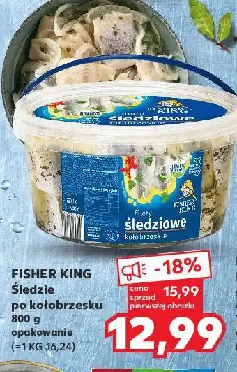 Kaufland Filety śledziowe kołobrzeskie fisher king oferta