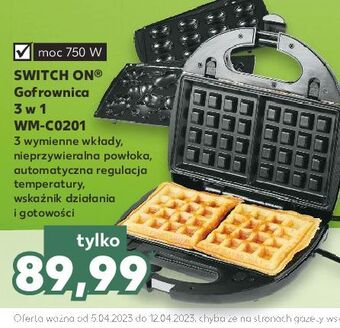 Kaufland Gofrownica wm-c0201 switch on oferta