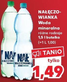 Kaufland Woda niegazowana nałęczowianka oferta