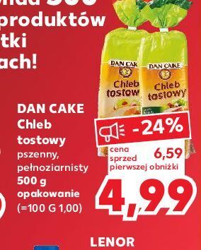 Kaufland Chleb tostowy pszenny dan cake oferta