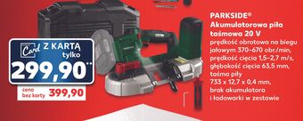 Kaufland Piła taśmowa 20v parkside oferta