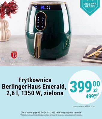 Biedronka Frytownica emerald 1350 w berlinger haus oferta