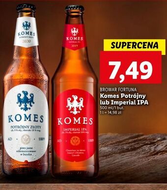 Lidl Piwo komes imperial ipa oferta