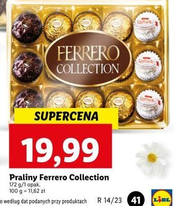 Lidl Bombonierka ferrero collection oferta