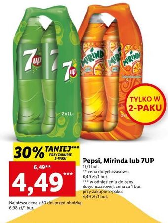 Lidl Napój orange mirinda oferta