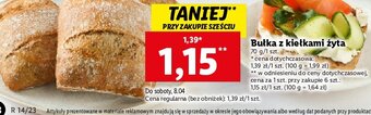 Lidl Bułka z kiełkami żyta oferta
