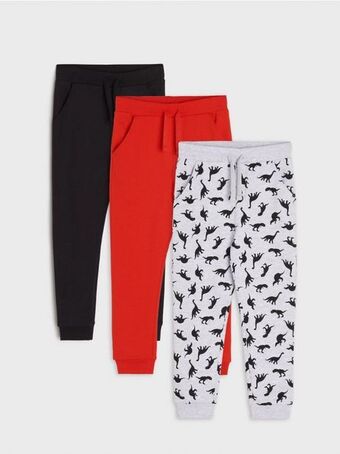 Sinsay Spodnie dresowe jogger 3 pack oferta
