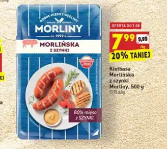 Biedronka Kiełbasa morlińska 1kg oferta