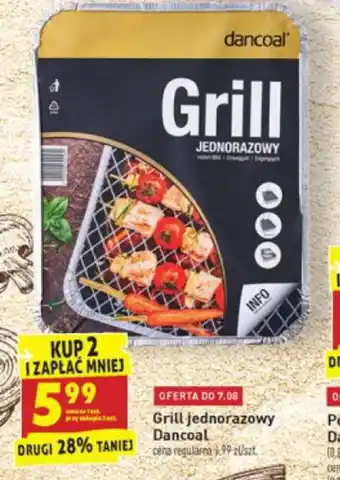 Biedronka Grill jednorazowy zestaw oferta