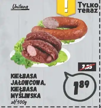Wafelek Kiełbasa jałowcowa lub myśliwska 100g oferta