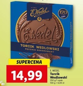 Lidl E. wedel torcik wedlowski 250 g oferta