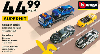 Biedronka Samochodziki burago oferta