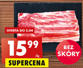 Biedronka Boczek wieprzowy kraina mięs oferta