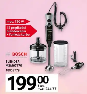 Selgros Blender ręczny bosch oferta