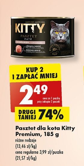 Biedronka Pasztet z królikiem kitty excellence oferta