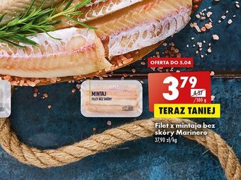 Biedronka Mintaj filet bez skóry marinero oferta