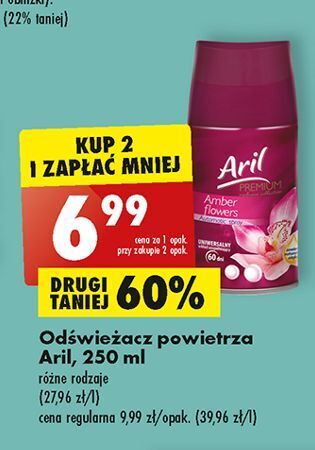 Biedronka Odświażacz powietrza amber flowers aril oferta